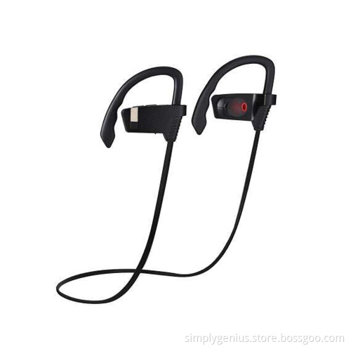 over-ear rechargeable mini wireless necklace earphone
